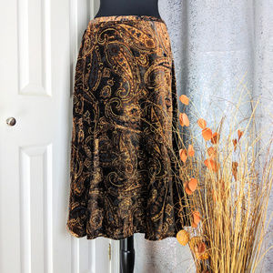 🆕 Coldwater Creek Brown skirt Sz PL